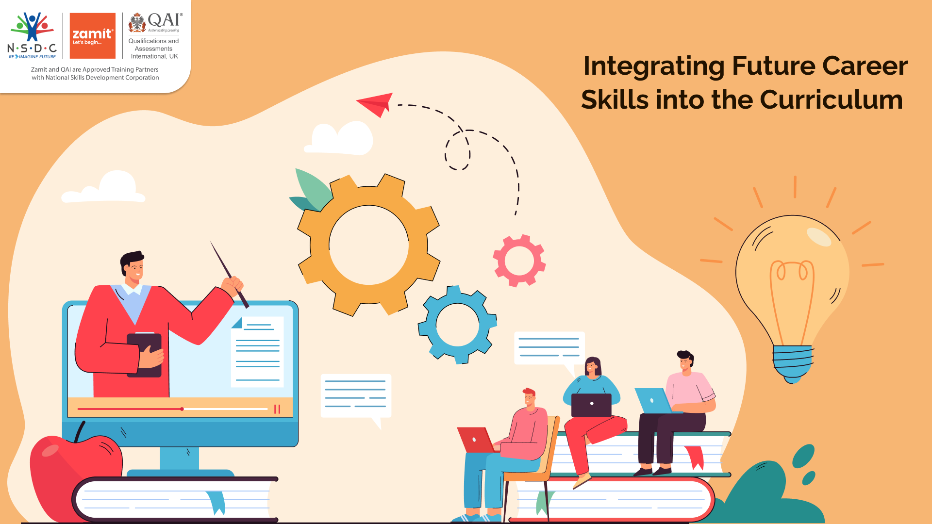 Cover image illustrating future career skills in education, highlighting 21st-century skills, holistic student development, and future-ready learning.